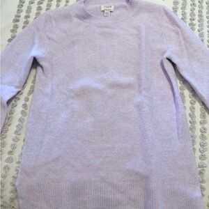 J. Crew Light Lavender Crewneck Sweater